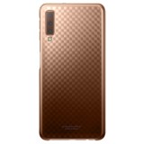 Husa Samsung EF-AA750CFEGWW plastic auriu semitransparent degrade pentru Samsung Galaxy A7 2018 (A750)
