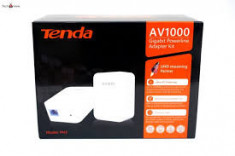 Kit adaptor PowerLine TENDA PH3 AV1000, Gigabit, alb foto