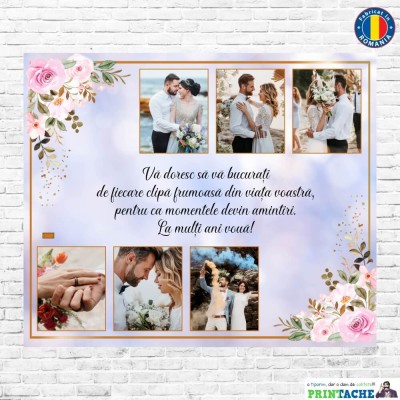 Tablou Canvas Cadou La multi ani voua! foto