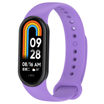 Bratara smartwatch xiaomi smart band 8 / 8 nfc compatibila, ajustabila si flexibila, mov foto