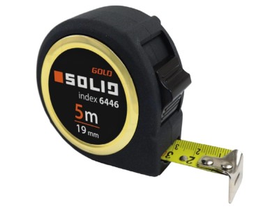 Ruletă de măsură SOLID TOOLS 5m x 19mm Gold foto