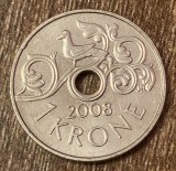 C50 - Moneda foarte veche - Norvegia - 1 koroana - 2008