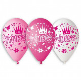 Set 5 baloane Premium Princess 30 cm