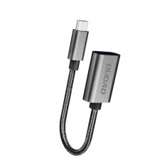 Cablu Adaptor Dudao OTG USB 2.0 La USB Tip C Gri (L15T)