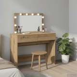 vidaXL Masă de Machiaj cu sertar Stejar Artizanal 100 x 40 x 120 cm 868861