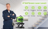 Laser verde cu nivelare automata profi, Total