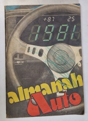 ALMANAH AUTO , 1981 foto