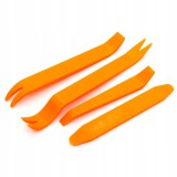 Cumpara ieftin Set 4 extractoare pentru demontare tapiterie auto, parghii din nylon intarit, 14-22 cm, pentru clipsuri, ornamente si panouri