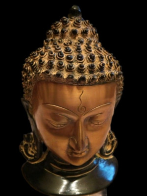 Sculptura din bronz masiv Buddha foto