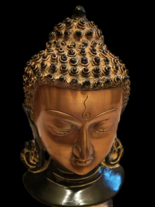Sculptura din bronz masiv Buddha
