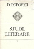 Studii literare (volumul 5) - D. Popovici