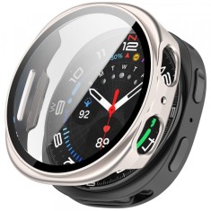 Husa Techsuit Defense360 Pro pentru Samsung Galaxy Watch8 40mm, Argintie Perlat
