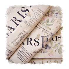 Sticker decorativ Ziar, Maro, 55 cm, 11183ST foto