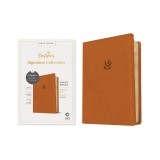 NLT Personal Size Giant Print Bible, Filament Enabled Edition (Red Letter, Leatherlike, Classic Tan): Dayspring Signature Collection