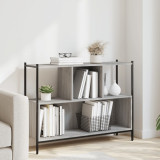 VidaXL Bibliotecă, gri sonoma, 102x28x77,5 cm, lemn prelucrat 838901