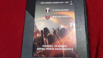 program Astra Giurgiu - West Ham United foto
