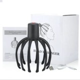 Aparat profesional de masaj capilar, pentru relaxarea scalpului si eliberare a stresului, Incarcare USB, Negru,, Other