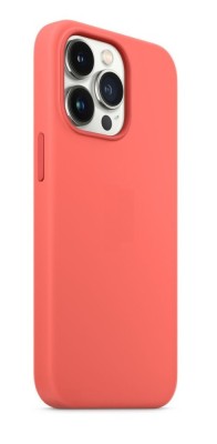 Husa din silicon compatibila cu iPhone 12 Pro, silk touch, interior din catifea, camera bump, Rosu deschis foto