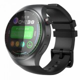 Smartwatch iSEN Watch DM80 Black, 4G, 1.42 AMOLED HD, 2GB RAM + 16GB ROM, Android 8.1, Bt v4.2, Microfon, nanoSIM, GPS, Monitorizare sanatate, 950mAh