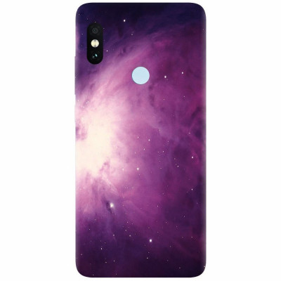 Husa silicon pentru Xiaomi Remdi Note 5 Pro, Purple Supernova Nebula Explosion foto
