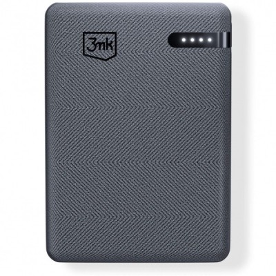 Baterie Externa 3MK Pocket, 5000mAh, 12W, 1 x USB-C, Gri foto