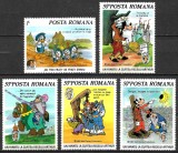 ROM&Acirc;NIA 1985 - LP 1145 - WALT DISNEY (I) - DESENE ANIMATE - LOT DEPARAIATE - MNH