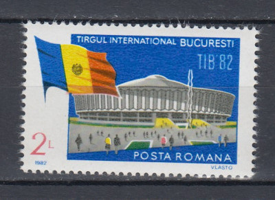 ROMANIA 1982 LP 1063 TIRGUL INTERNATIONAL BUCURESTI MNH foto