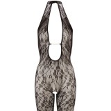 Catsuit-uri - Mandy Mystery Catsuit Decoltat cu Perle - Small-Medium