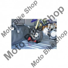 MBS Suport roata fata DRC Moto Binding, pentru roti de 8-21, latime maxima 130mm, negru/rosu, Cod Produs: DF3651101AU foto