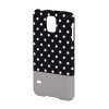 Carcasa Lovely Dots Samsung Galaxy S5 Hama, Negru/Alb, Plastic