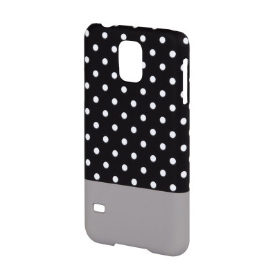 Carcasa Lovely Dots Samsung Galaxy S5 Hama, Negru/Alb foto