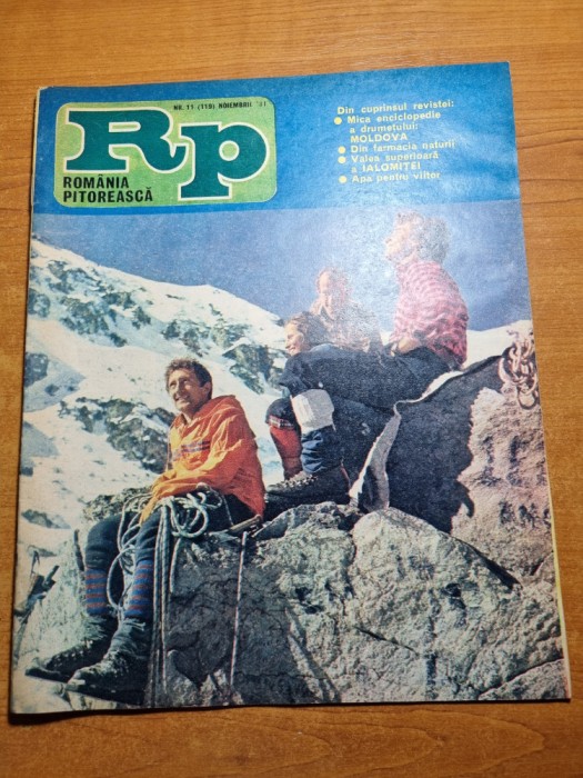 romania pitoreasca noiembrie 1981-art. rachitova hunedoara,jud. sibiu,sirnea