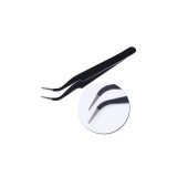 Cumpara ieftin Penseta Ceasornicar Vetus TS-15, Curbata 45&deg;, Inox, Antimagnetica, Neagra, Bijuterii, Electronica
