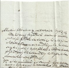 A3789N Act privitor la un teren, limba maghiară, Transilvania, secolul al XIX-lea/Magyar nyelvű okirat