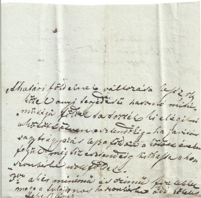A3789N Act privitor la un teren, limba maghiară, Transilvania, secolul al XIX-lea/Magyar nyelvű okirat foto