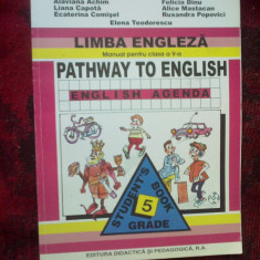 w0d PATHWAY TO ENGLISH. MANUAL DE LIMBA ENGLEZA PENTRU CLASA A V A - A. ACHIM