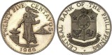 Filipine 1966 - 25 centavos UNC
