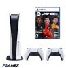 Consola Sony Playstation 5, Ps5 Disk Edition 825gb + Doua Controllere + Formula 1, F1 23 PlayStation 5, Second-Hand