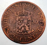 B.710 INDIILE OLANDEZE 2 1/2 CENT 1920