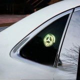 Emblema Luminoasa LED Auto cu Logo MERCEDES - set 2 bucati