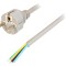Cablu CEE 7/7 5m gri 16A