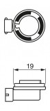 BOSCH 1 987 302 089 Pure Light WS Bec, proiector ceata