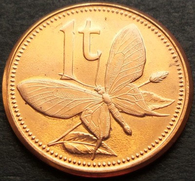 Moneda 1 TOEA - PAPUA NOUA GUINEE, anul 2004 *cod 2965 = UNC foto