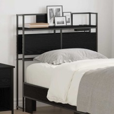 vidaXL Tăblie de depozitare Stejar negru 90 cm Lemn compozit