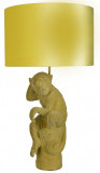 Lampa de masa cu o maimuta galbena CW629, Veioze