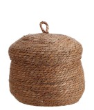 Cumpara ieftin Cos depozitare fibre naturale maro 25 x 36 cm