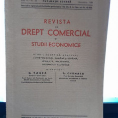 REVISTA DE DREPT COMERCIAL SI STUDII ECONOMICE NR.10/1939