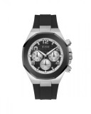 Cumpara ieftin Ceas Barbatesc Guess Empire GW0583G1, Quartz, 46mm, Inox/Silicon, Analog, Cristal Mineral, Rezistent la Apa 5ATM