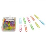 Agrafe Metalice Neon, 50mm, Set 60 Bucăți, Multicolor, Oem