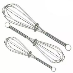 Set de Tel de Batut Spuma din Metal, 3 Piese Handy KitchenServ